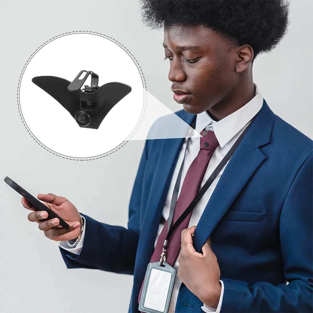 

20 Pcs Tie Clip Accessories Shirt Ties Black Airplane for Men Receive Flowers Bow Clips Plastic Brass Mens Man