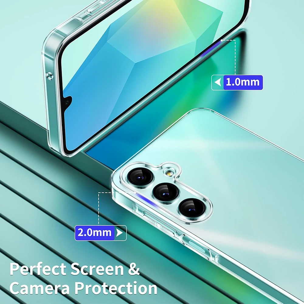 2025 New Shockproof Silicone Phone Soft Case For Samsung Galaxy Ultra Plus S25 Ultra Clear Cover Ultra Thin Transparent Shell ﻿