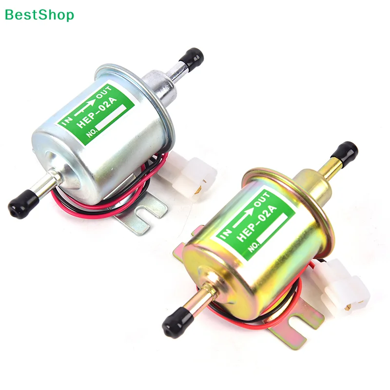 ★ Neue elektronische Kraftstoffpumpe für Gas, Inline-Niederdruck-Elektrokraftstoffpumpe 12V HEP-02A