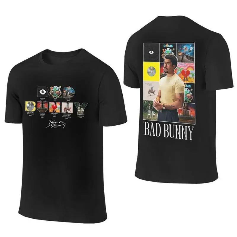 Men Women Bads Bunnys DTMF Debi Tirar Mas Fotos 2025 Album T-Shirts