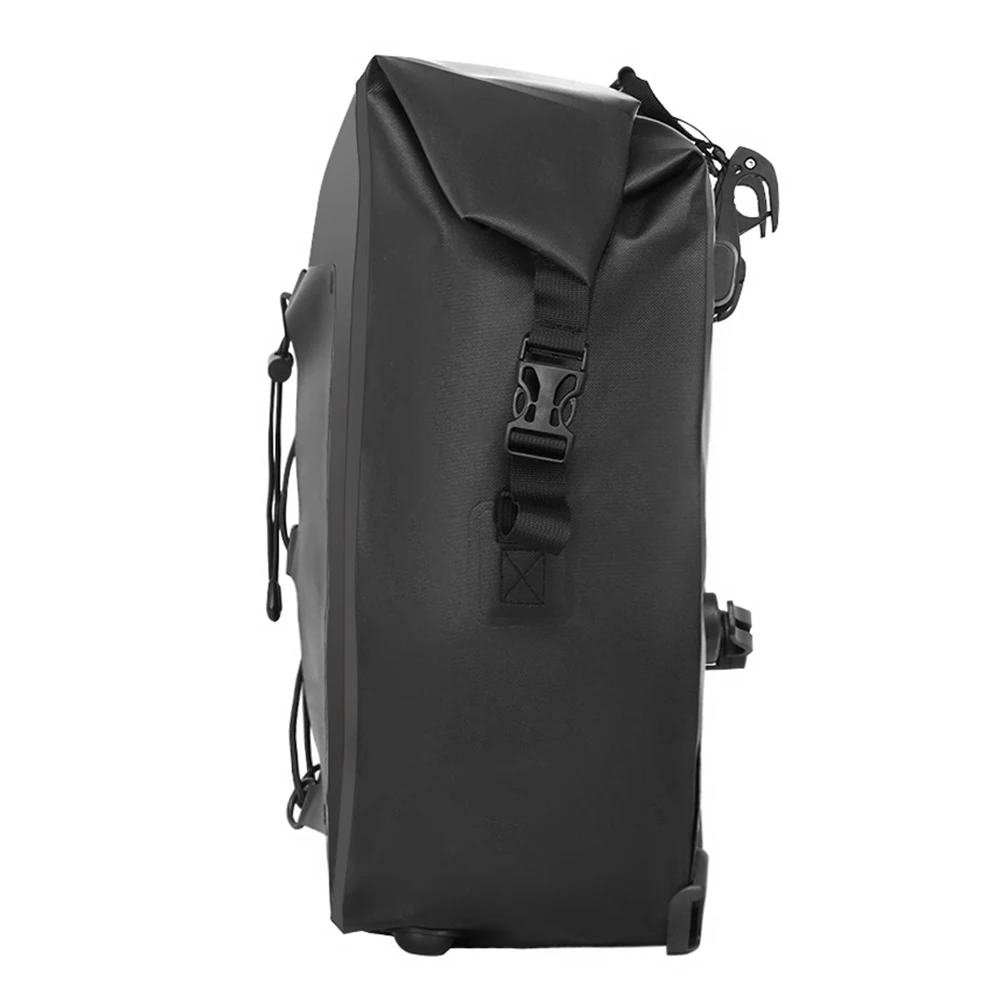 25L Roll Mouth Closed Bag Waterproof Rear Seat Trunk Bag Adjustable Net Bag Large Capacity Travel Accessories