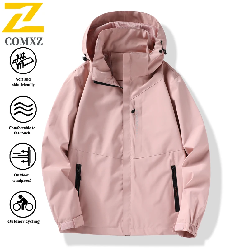 

EiAO Windbreaker All-Season Waterproof Breathable Outdoor Jacket for Hiking Camping Fishing Unisex Lightweight Parka 2025