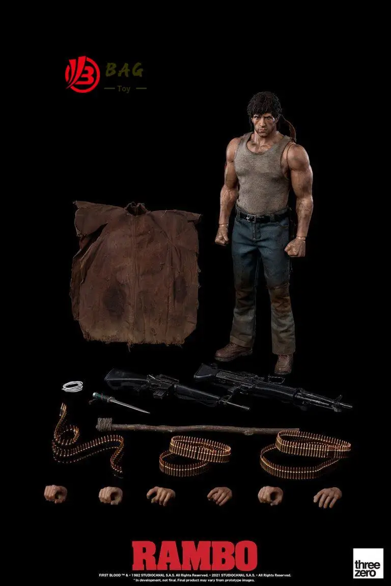 1/6 of the Action Figures Model  Threezero 3A 3Z02880W0 First Blood Rambo new Spare parts