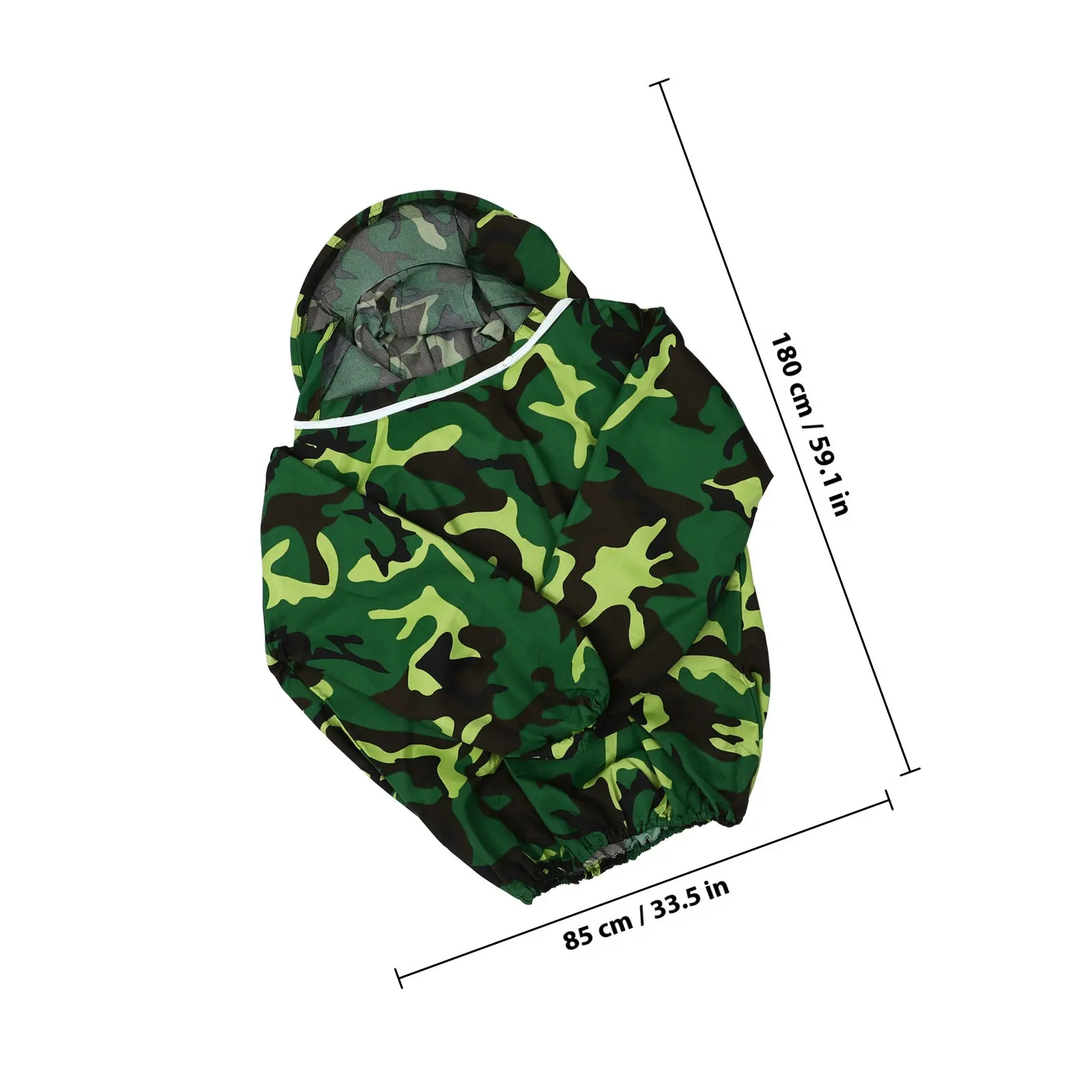 1Pcs Beekeeping Protective Clothes Anti-Bee Clothing Breathable Suit Veil Hat Outdoor Professional Costume Skin Uv Protection view 5