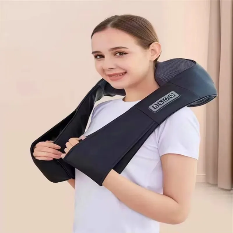 

Neck shoulder massage machine device wireless shiatsu back and neck massager