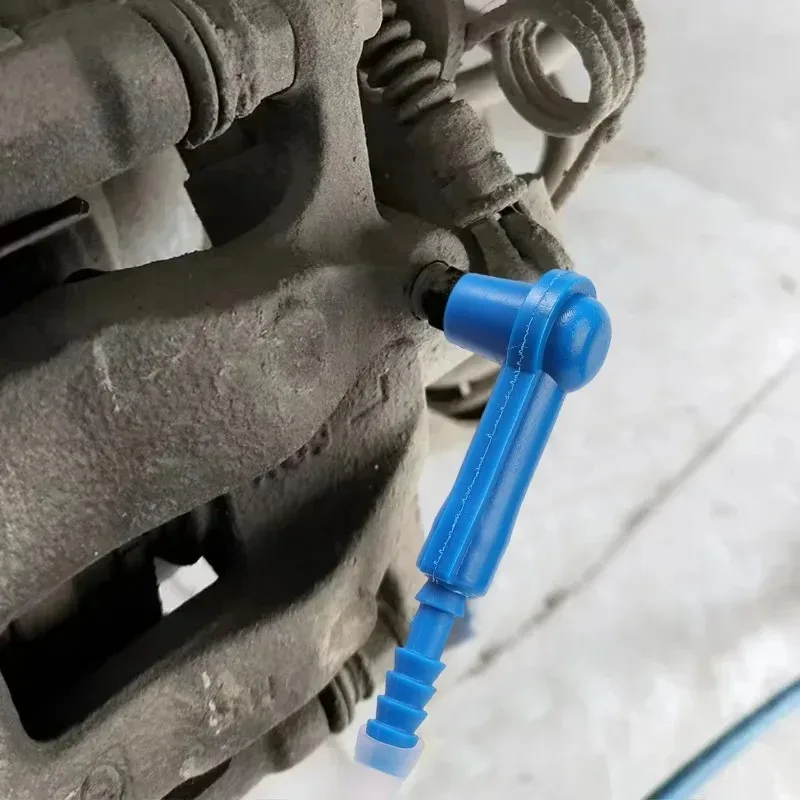 Bomba de intercambio de aceite de líquido de frenos automático con manguera de bombeo de aceite de 50cm, Kit de drenaje vacío, purgador, conector de engrase de frenos de coche, llenado de aceite