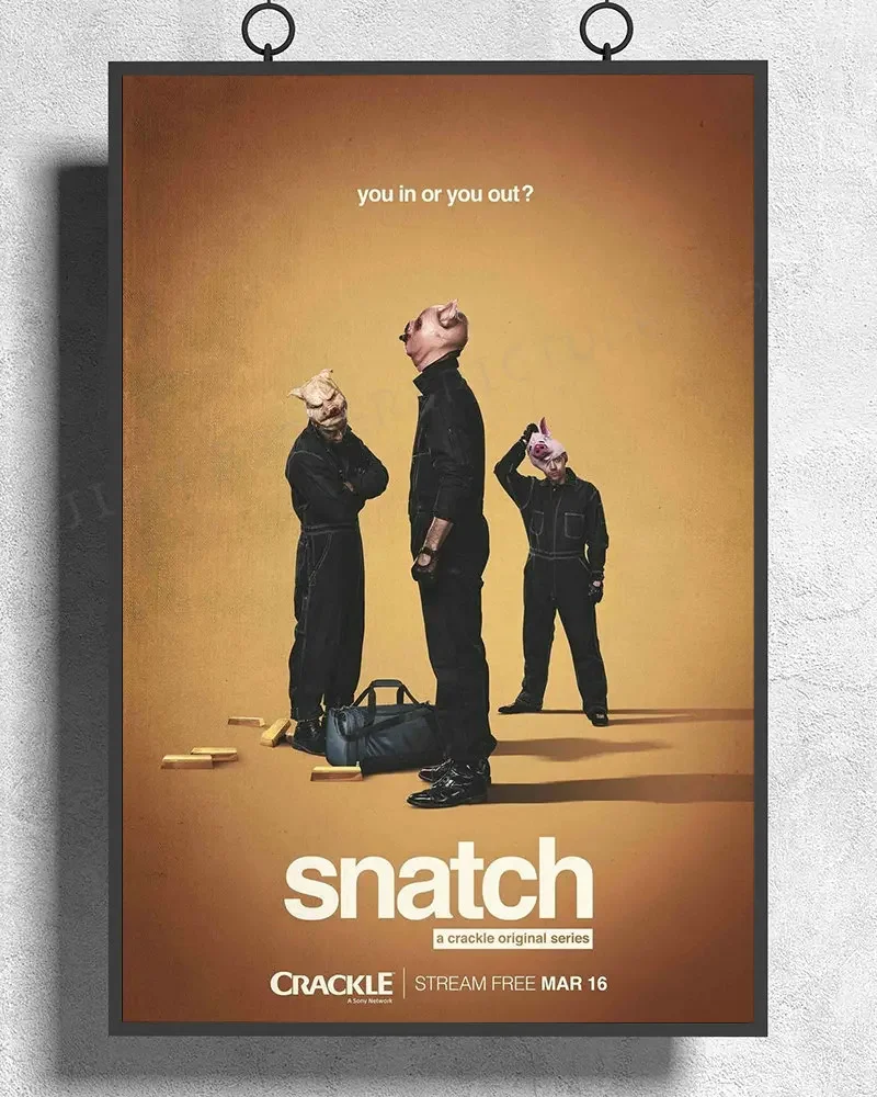 H067 Snatch Tv Series Wall Sticker Silk Poster Art Home Decoration