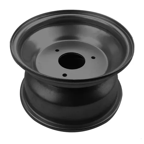 Imagen 2 del producto Neumáticos ATV de 7 pulgadas, 16x8,00-7, llanta de cubo negra plateada (3/4 agujeros), neumáticos de vacío 16x8-7 para piezas de llantas cuádruples ATV de 7 pulgadas