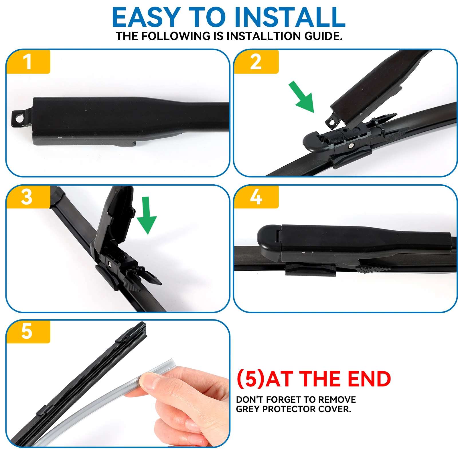 Erick's Wiper RHD & LHD Ford Transit Connect MK2 2014 - 2023용 앞유리 와이퍼 블레이드 앞유리 앞유리 창 브러쉬 28"+28"