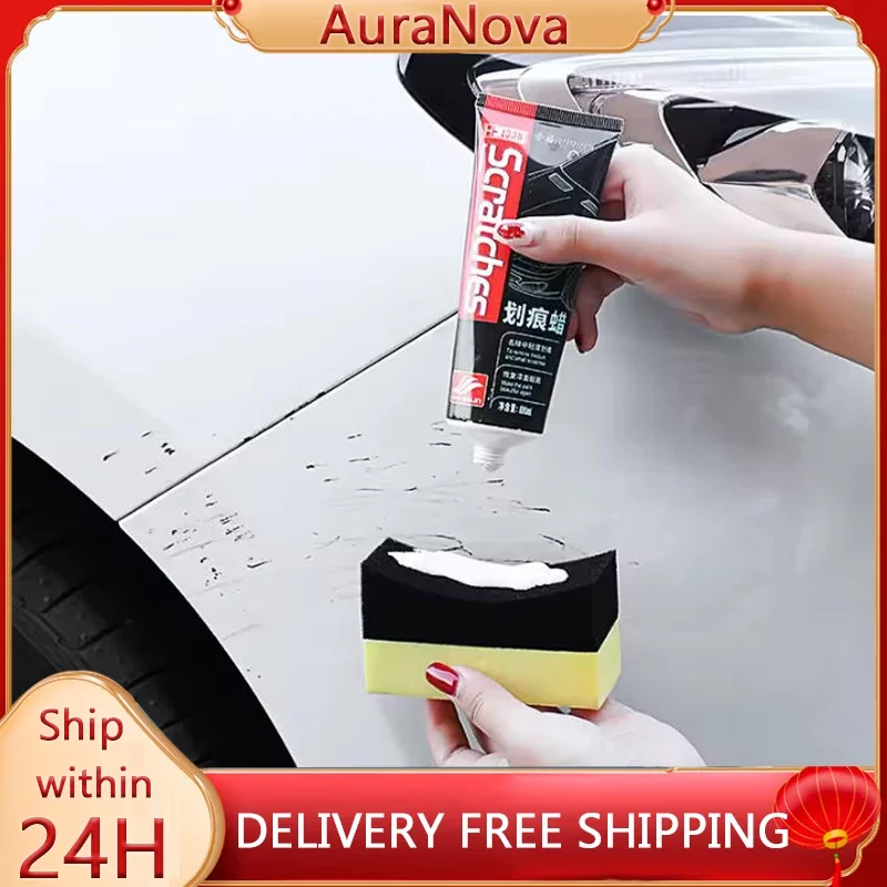 100ml Composite Wax Car Scratch Repair Car Paint Care Polishing Paste Scratch Repair Agent Paint Surface Decontamination Repair