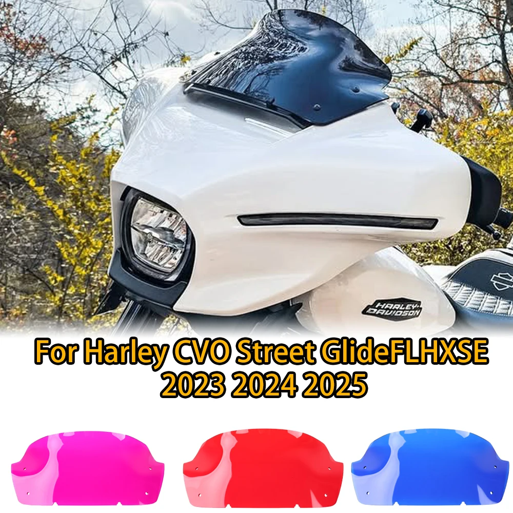 

9 Inch Windshield Wind Deflector Smoke Windscreen For Harley Davidson CVO Street Glide FLHXSE Touring 2023 2024 2025