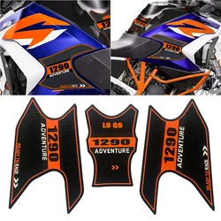 new 3D rubber protective pad Fuel Tank Stickers Oil Gas Protector Decoration For 1290 Super Adventure ADV S R 2021 2022 2023