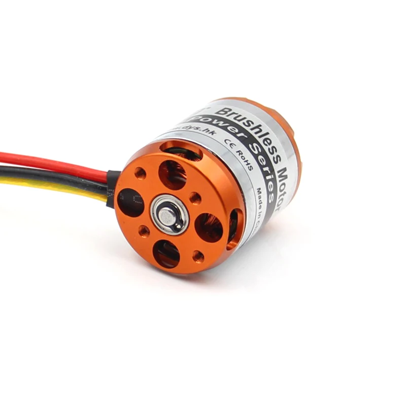 DYS D3548 3548 790KV 900KV 1100KV Motor sem escova 3 ~ 5S Lipo 5mm Diâmetro do eixo Ouro e Prata Adequado para RC Drones de asa fixa