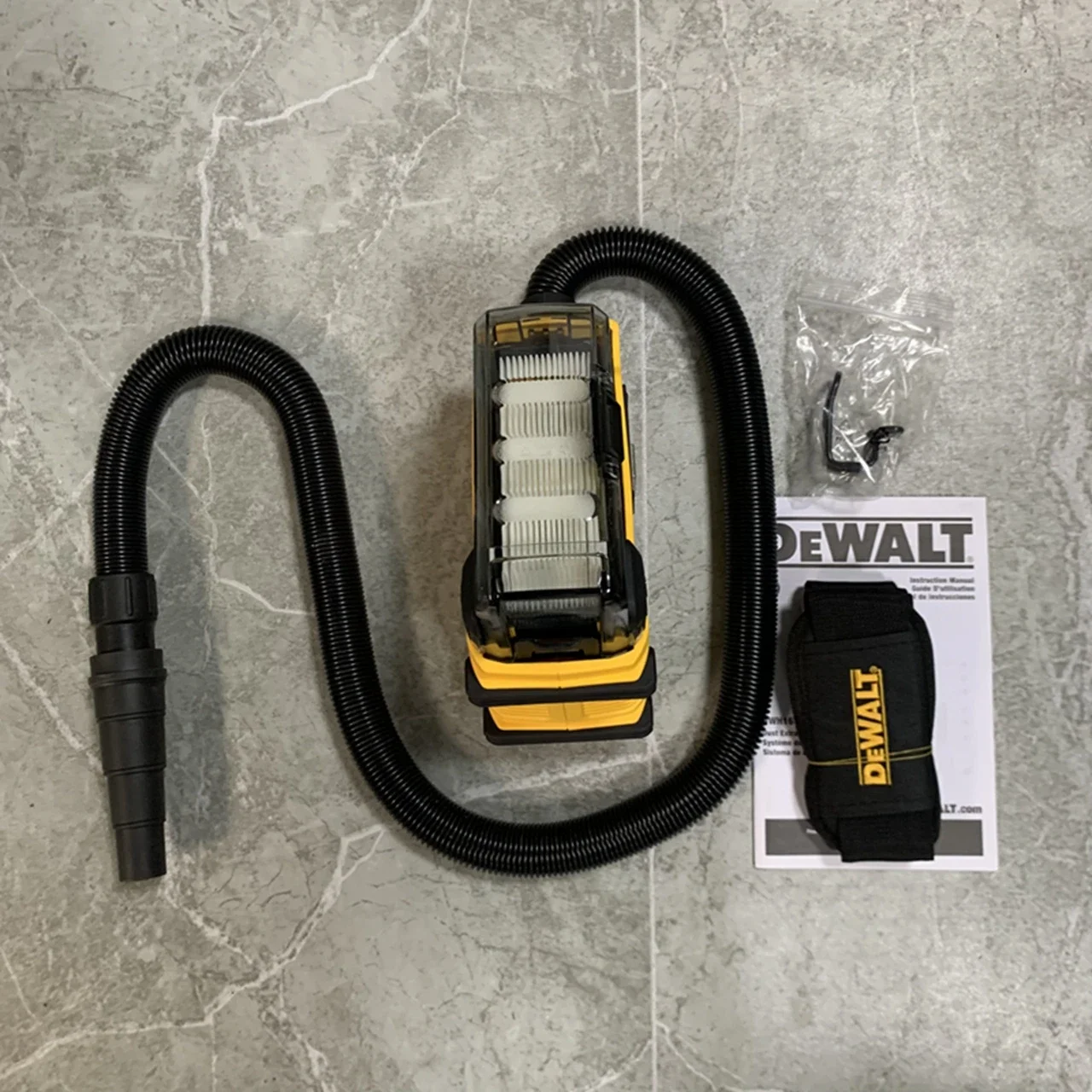 DEWALT-Extractor de polvo DWH161 Original, 20V MAX, sin escobillas, Universal, potente, eficiencia estable