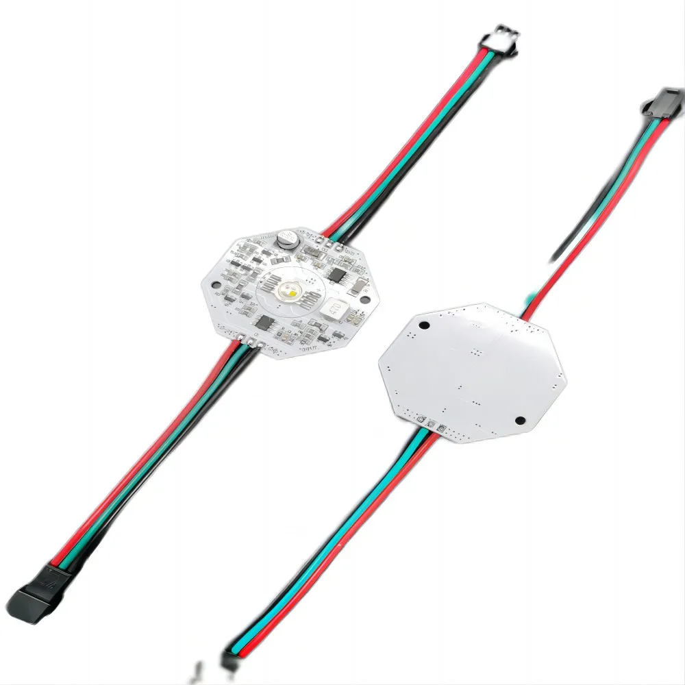 UCS2904 RGBW RGBWW Independently addressable 4W led pixel modules;DC12-24V Full Color High Power Led Pixel Module Light