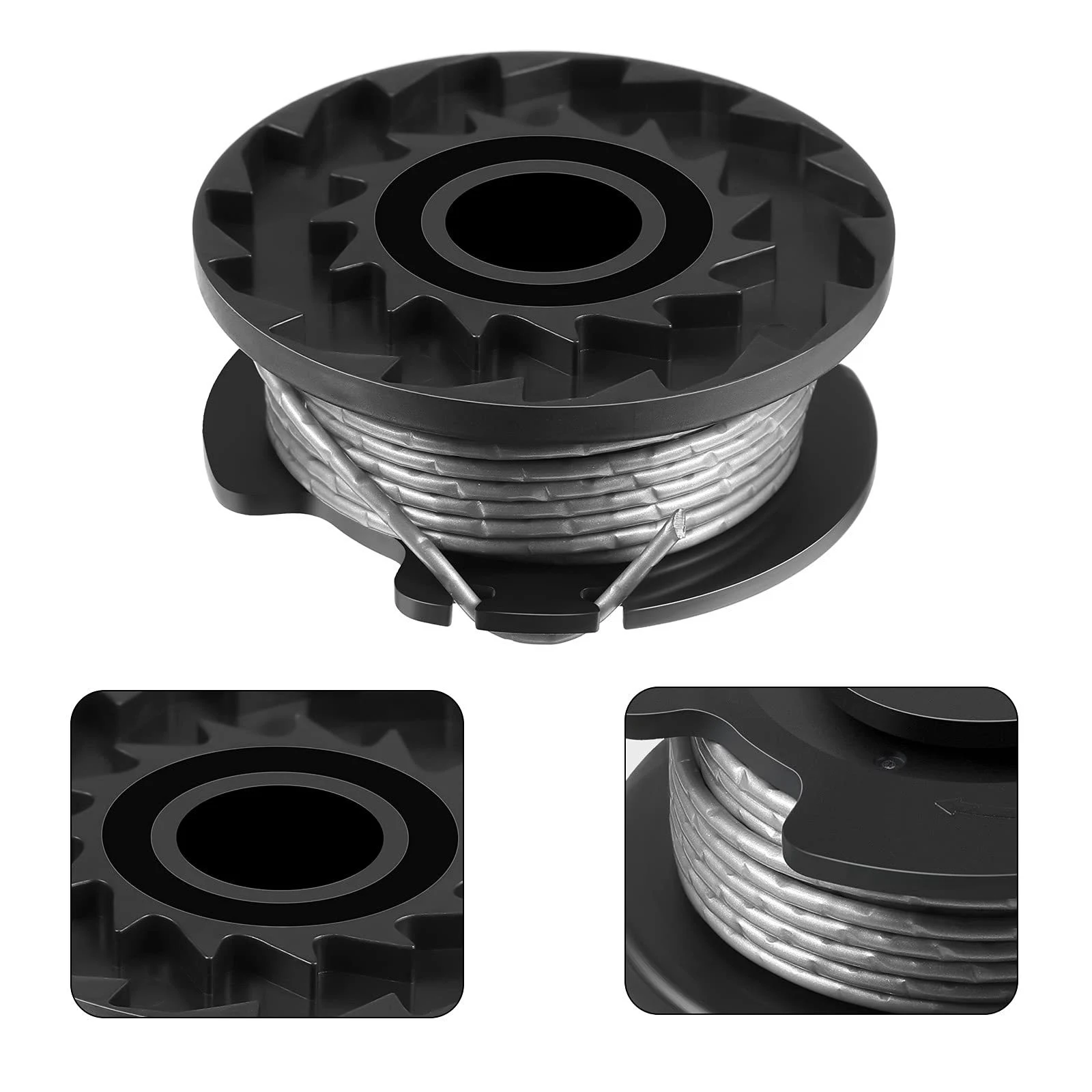 6 Pack F016800569 String Trimmer Spool and Line for EasyGrassCut 23, 26, 18, 18-230, 18-260, 18-26 Replacement