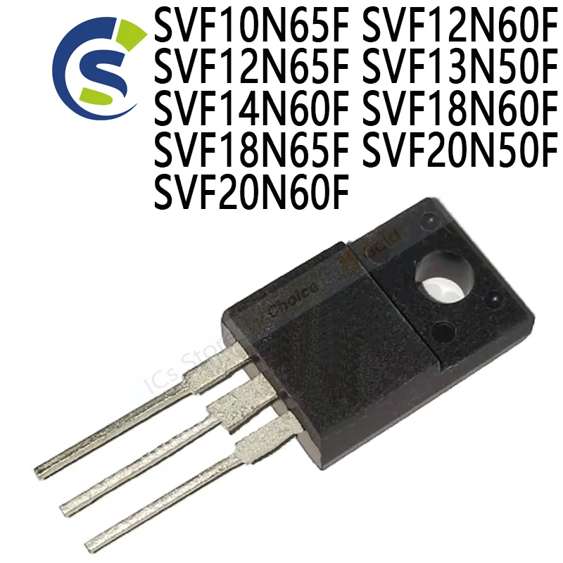 5PCS TO-220F SVF10N65 SVF12N60 SVF10N65F SVF12N60F SVF12N65F SVF13N50F SVF14N60F SVF18N60F SVF18N65F SVF20N50F SVF20N60F 