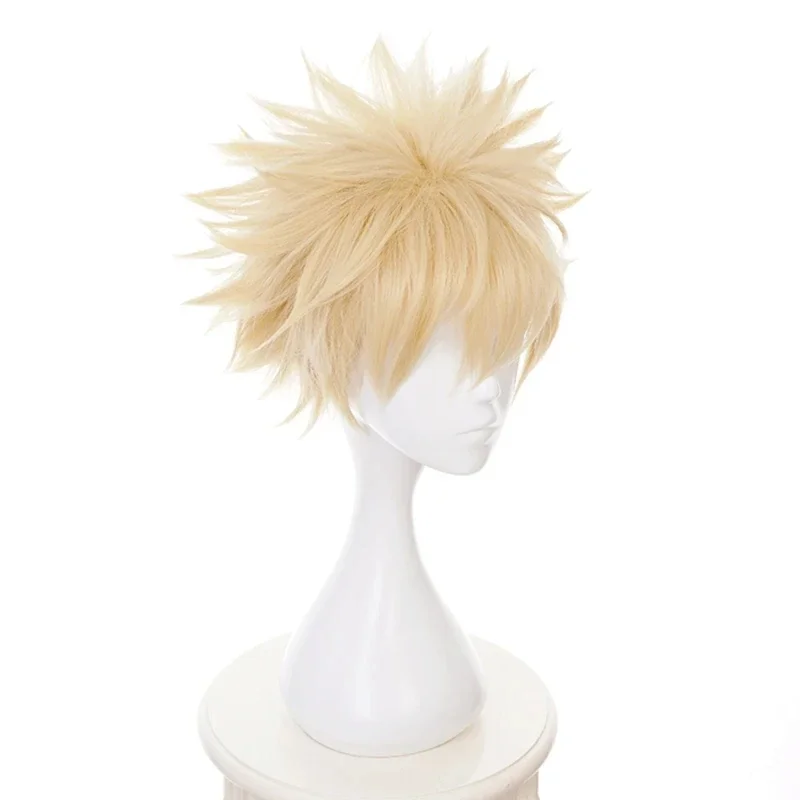 Picture 5: My Hero Academia High-Temperature Fiber Wigs Izuku Midoriya and Katsuki Bakugo Short-Hair Synthetic Wigs