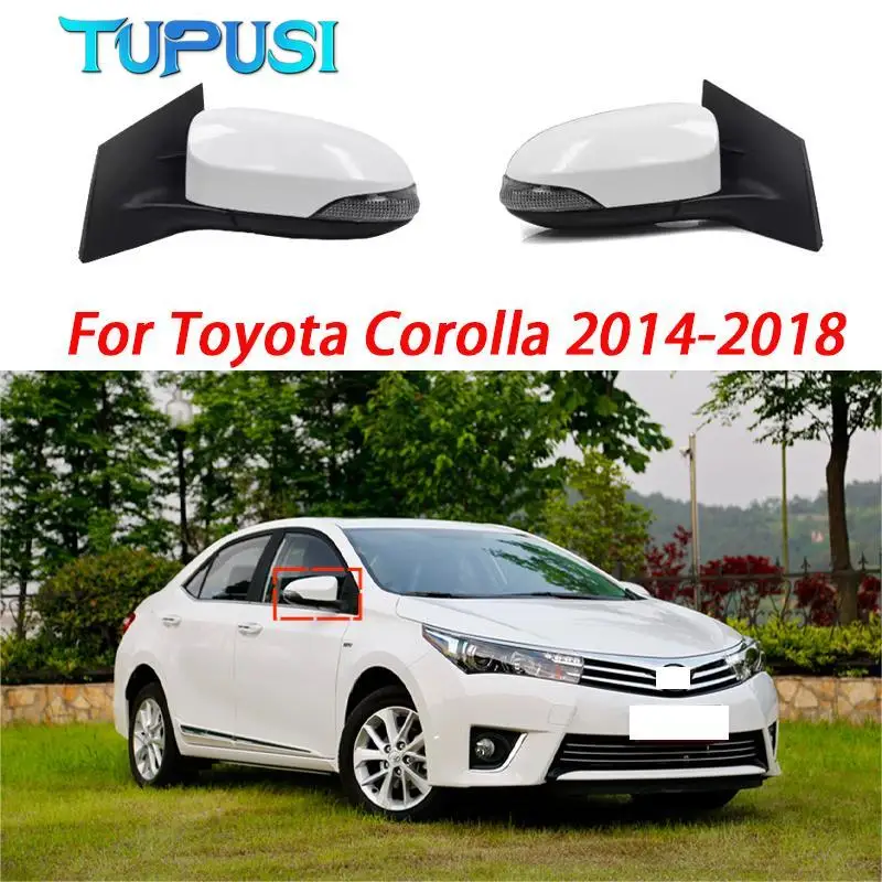 

L&R For Toyota Corolla 2014-2018 Auto Electric Mirror Adjustment Heated Turn Signal Car Rearview Mirror Assembly Accessories