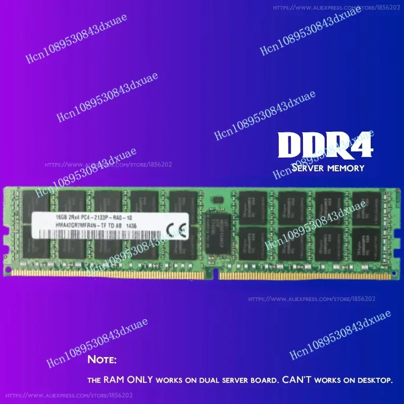 HUANANZHI X99 QD4 اللوحة الأم مع مجموعة أدوات كومبو XEON E5 2680 V4 64GB 2133MHz (4*16G) DDR4 REG ECC Memory NVME M.2 USB 3.0 #5