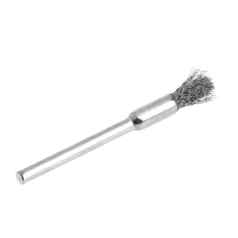 2023 4Pcs 5mm Steel Wire Brushes Polishing Wheel Brush For Tools Mini Brushed Burr Welding Metal Surface Pretreatment,Grinding