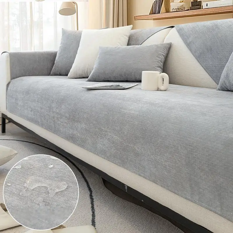 1 قطعة عدم الانزلاق غطاء مقعد أريكة مقاوم للماء غرفة المعيشة المضادة للقطط خدش أريكة الغلاف L الأريكة حصيرة منشفة شوباكفير Fundas Para Sillones