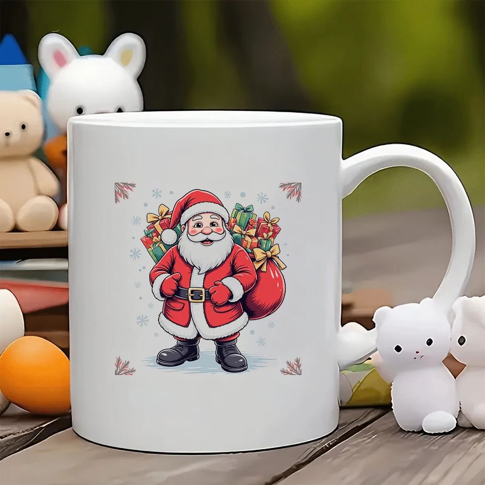 

Cartoon Santa Claus Mug 11oz + Elegant Kids Cup Perfect Home & Office Coffee Cup Christmas Gift Selection