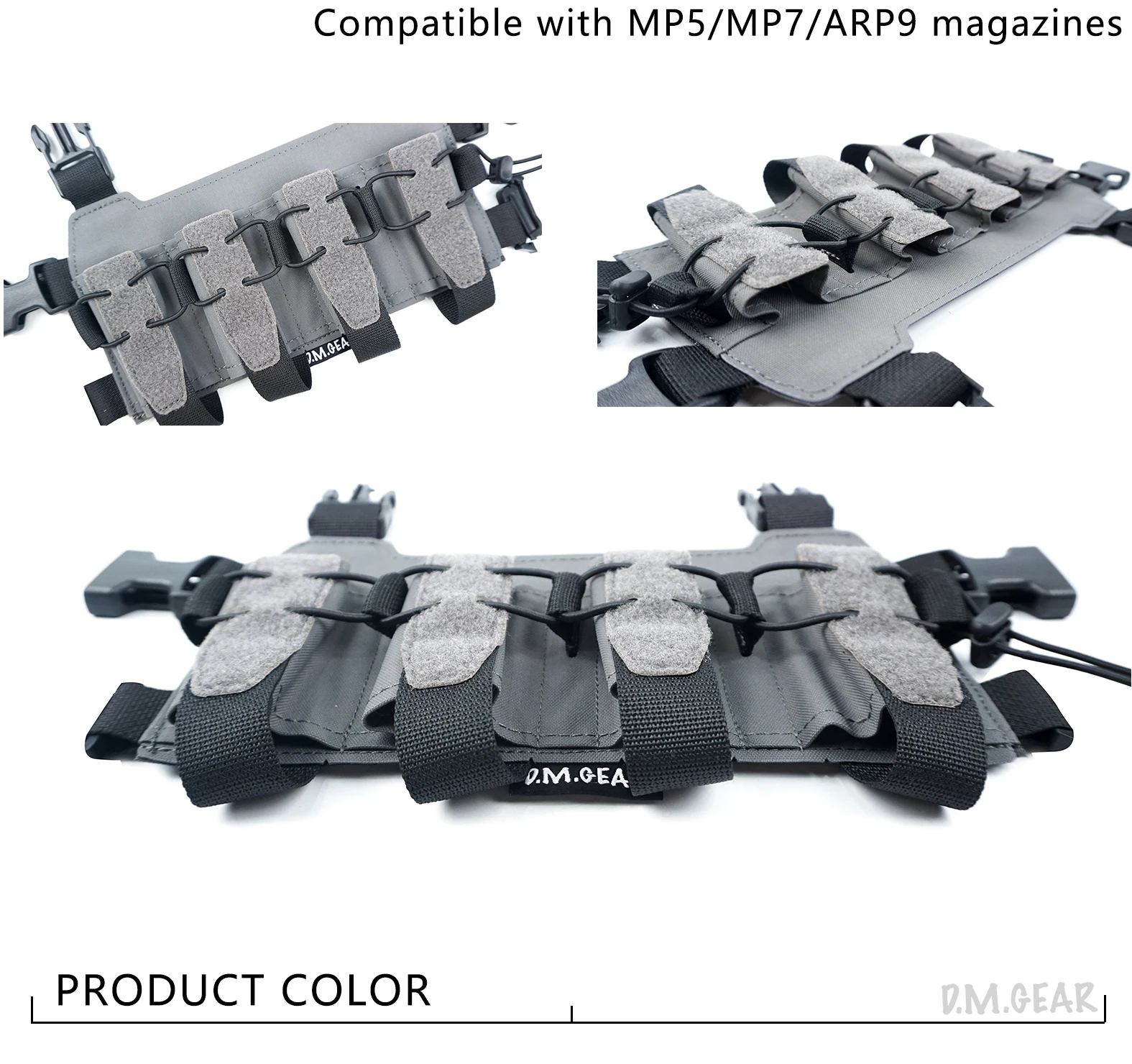 DMGear Colgante de pecho tactico camuflaje - kit multifuncion al aire libre - imagen 4