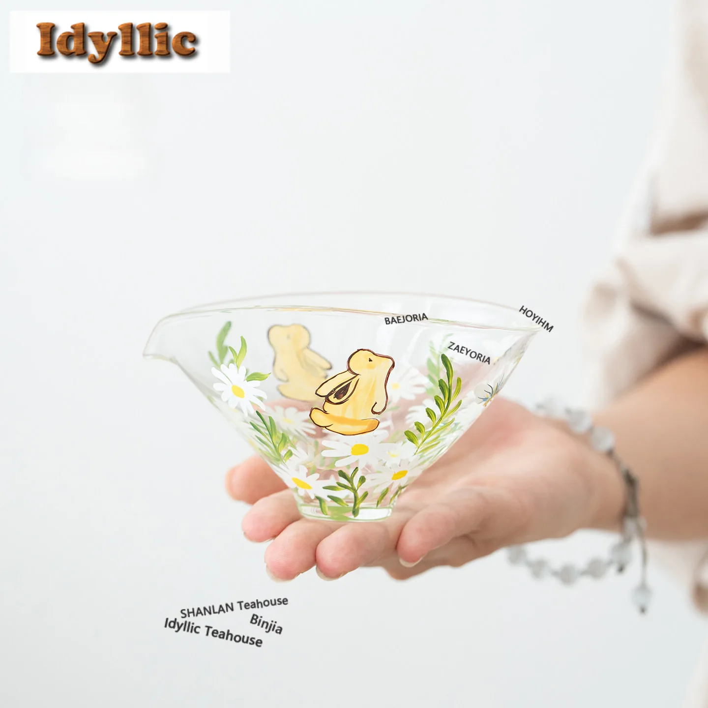 

Чайник-диспенсер из стекла «Маленькая ромашка» 150 мл для чаепития, кувшин для подачи чая, чайная чашка, кружка для напитков, декоративные аксессуары