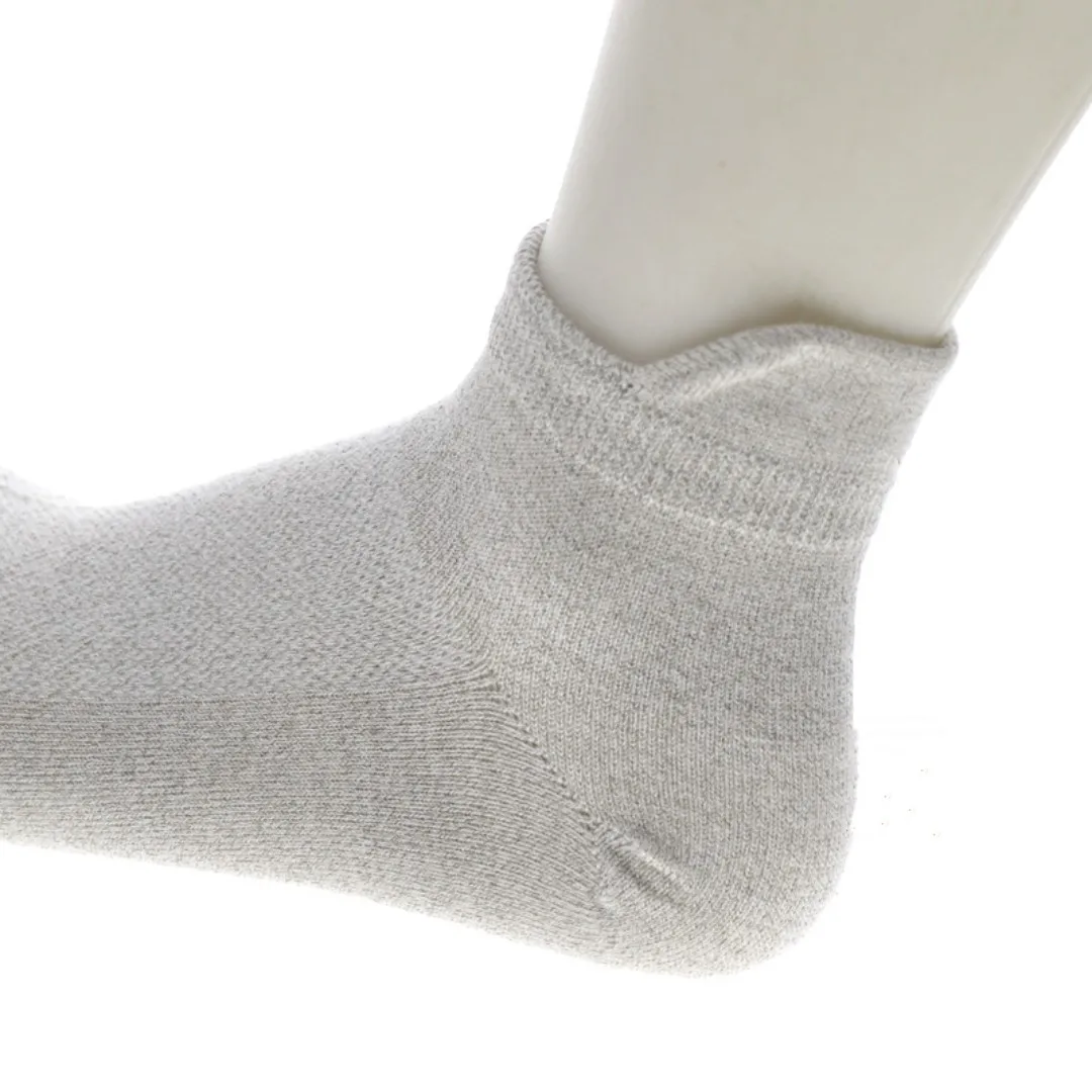 Chaussettes infusées en coton argenté pour femme, chaussettes de mise à la terre conductrices, chaussettes antibactériennes et évac80-l\'humidité, 2