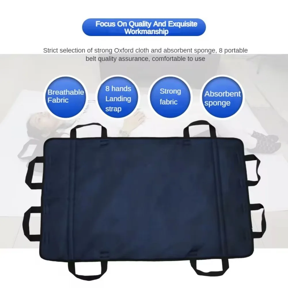 Patient Disabled Transfer Belt Bed Nursing Shift Pad Turn Over Auxiliary Belt Bedridden Elderly Transport Carrying Mobile Belt