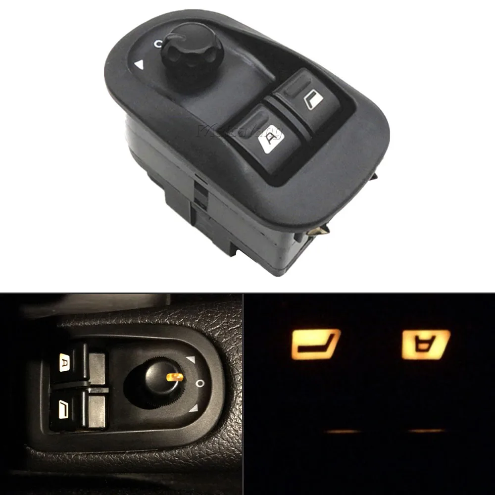 Car Electric Power Window Master Switch Control Lifter Button 6554.WA 6554WA 96622541XT For Peugeot 206 SW Saloon 2007-2016