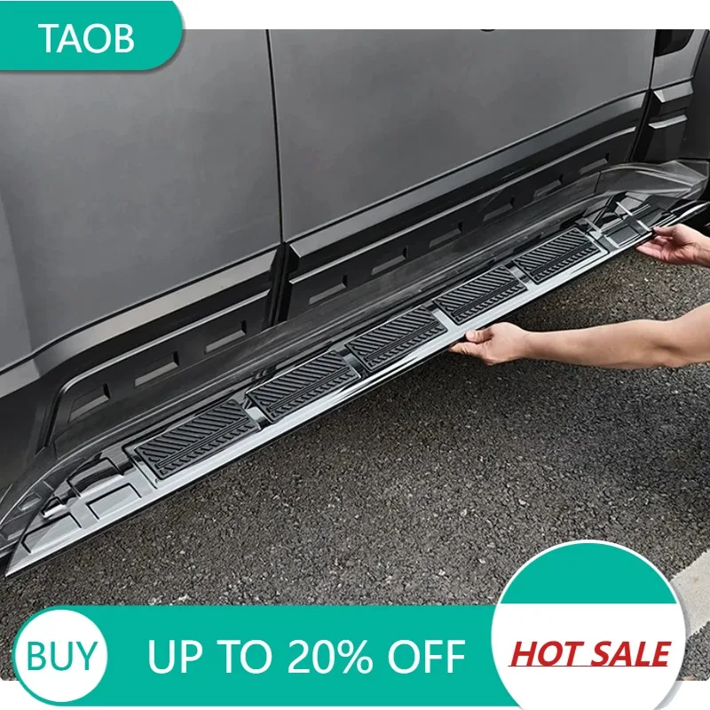 Новые высококачественные накладки на боковые подножки для Jetour T2 2023 2024 2025 (5-местный, 7-местный), модифицированные, из нержавеющей стали