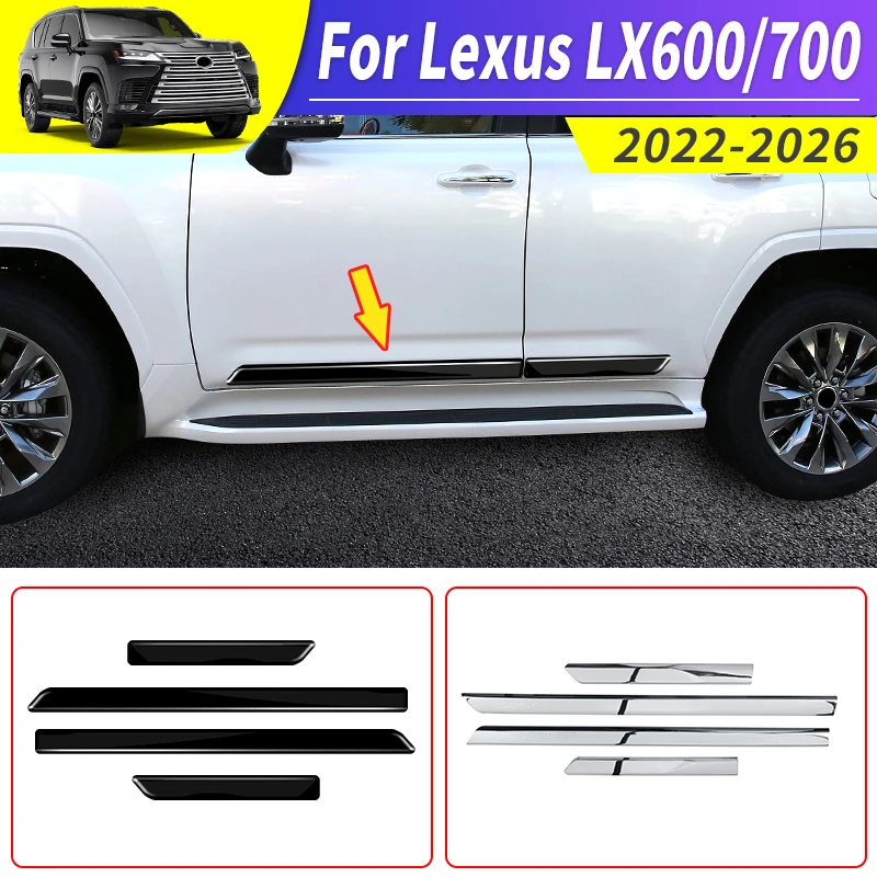 

For Toyota Lexus LX600 LX700 600 700 2022-2026 Car Body Trim Strip Exterior Accessories Protection Kit Anti Scratch Easy Install