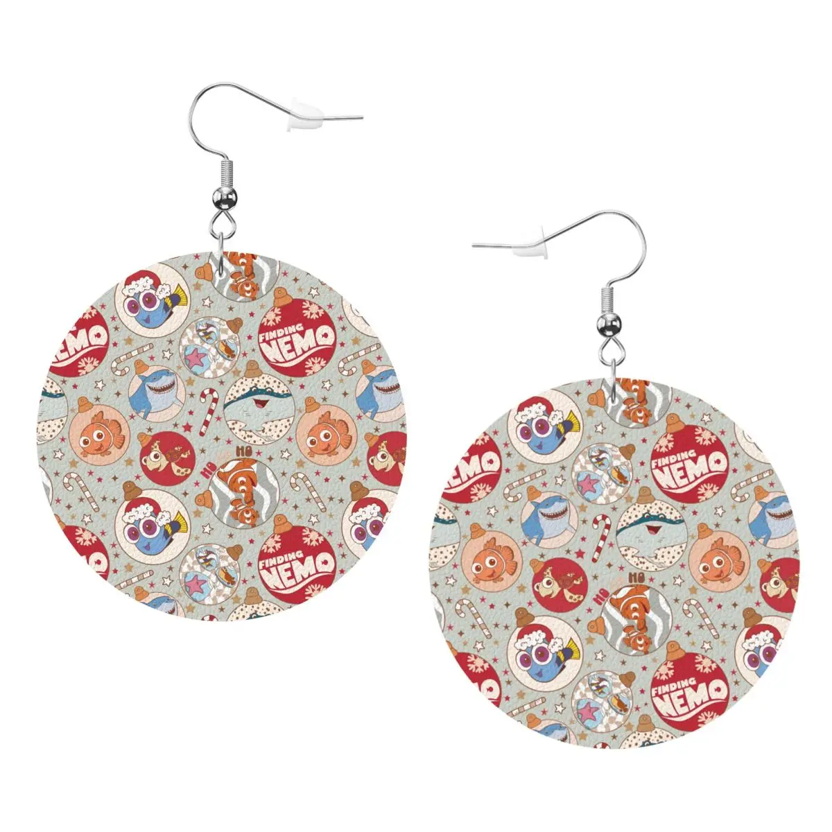 

Кожаные серьги «В поисках Немо» для женщин, в форме капли, подвесные, ювелирные украшения