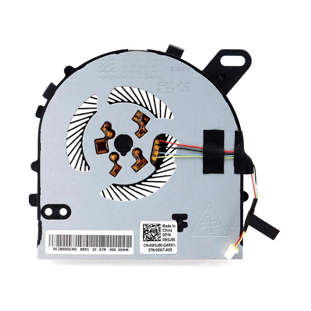 

For DELL Inspiron 15 7572 7560 For DELL Vostro 5468 5568 CPU Cooling Fan DC 5V Practical And Durable Easy To Use