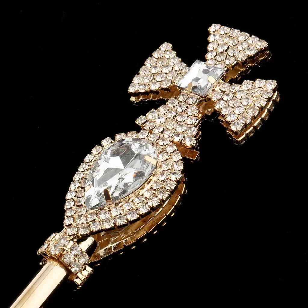 クリスタルの杖,妖精の王女の女王,派手なドレス,コスチュームアクセサリー,金,銀,50 cm