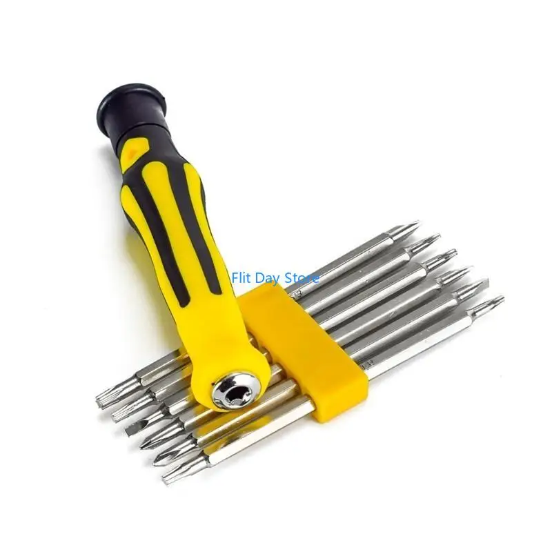 F92C 12 in 1 sterke magnetische schroevendraaier Zet platte schroevendraaierschroevendraaier