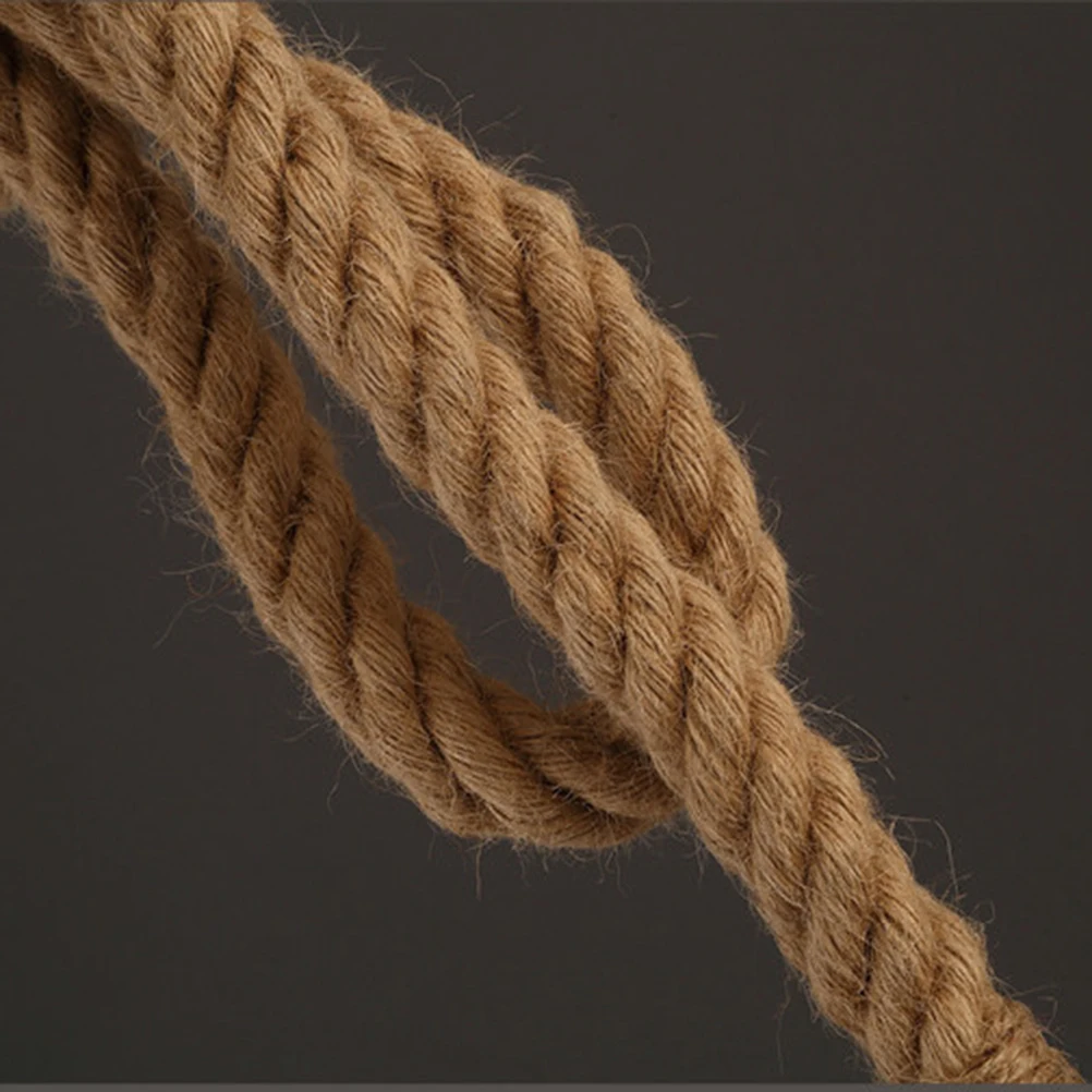 

2.5m Single Head Pendant Hemp Rope Lamp Rustic Hanging Light Decorative Lamp for Home Cafe Bar Restaurant Rope Light