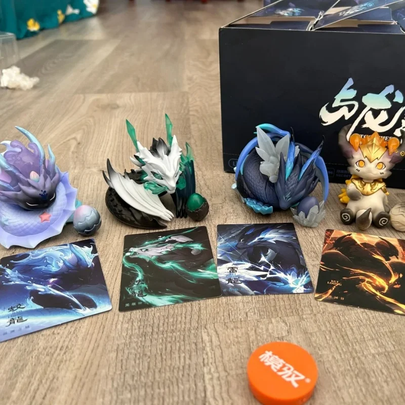 Classic Of Mountains And Rivers Together With Loong Series Blind Box Loong Action Figures Mystery Box Collect Model Toy Kid Gift - Image 3