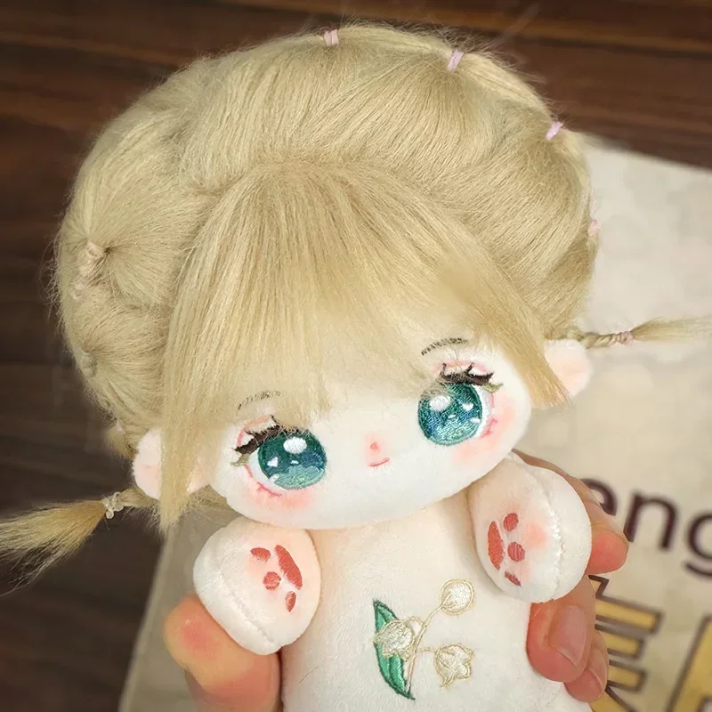 20cm Idol Doll Plush Cotton Star Dolls Kawaii Stuffed Baby Plushies Bell Orchid No Attributes Dolls Toys Kids Collection Gift