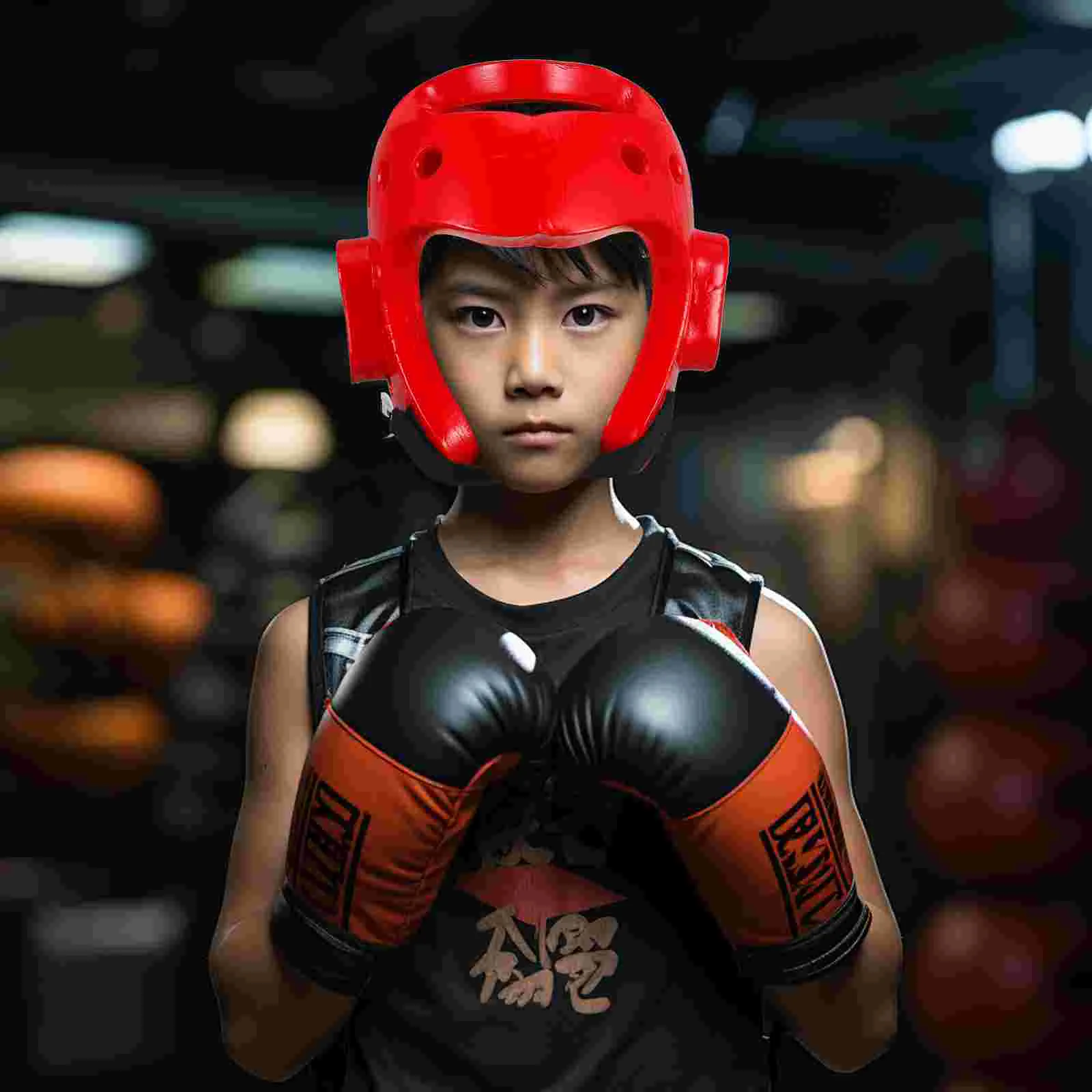 Shock-absorbant Taekwondo Kid's for Boxing Children Sparring Headgear Beer EVA Kickboxing Wrist