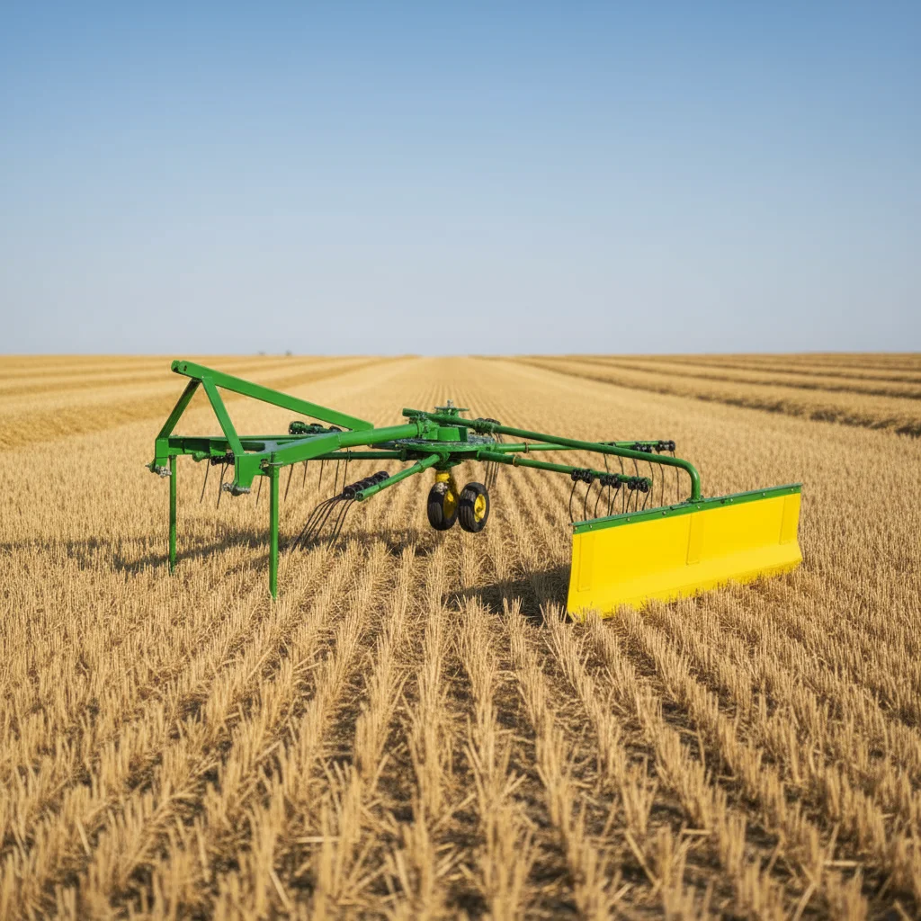 Customized China Agriculture  3 Point Linkagefinger Wheel Grass Grabber  hay Rake Rotary Disc Rake