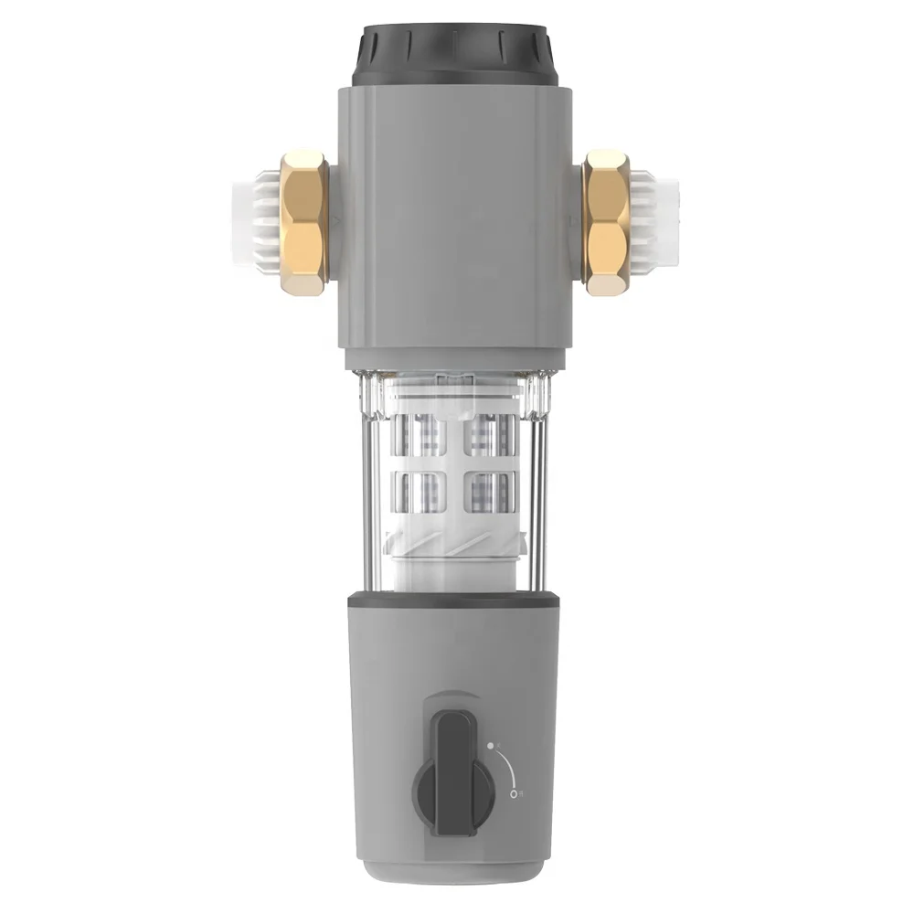 Advanced 40-Micron Pre-Filter Whole-Home Water Filtration System Manual Automatic Time Memory Flushing for Unmatched Purity