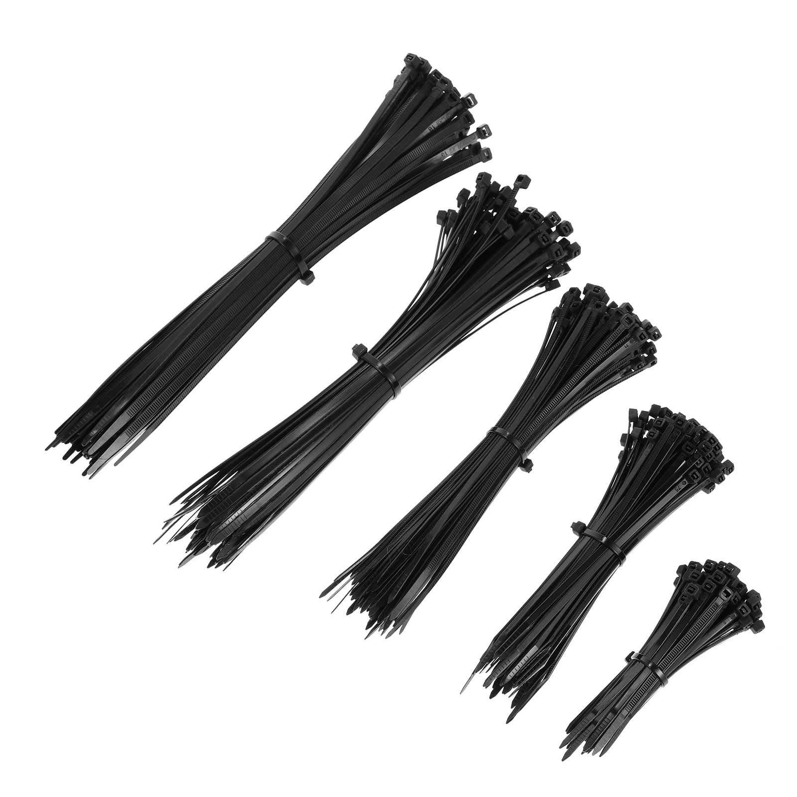 

Nylon Cable Ties Heavy Duty Black ganizer Zip Ties Durable Multipurpose Workshop Home Office Garage Strong