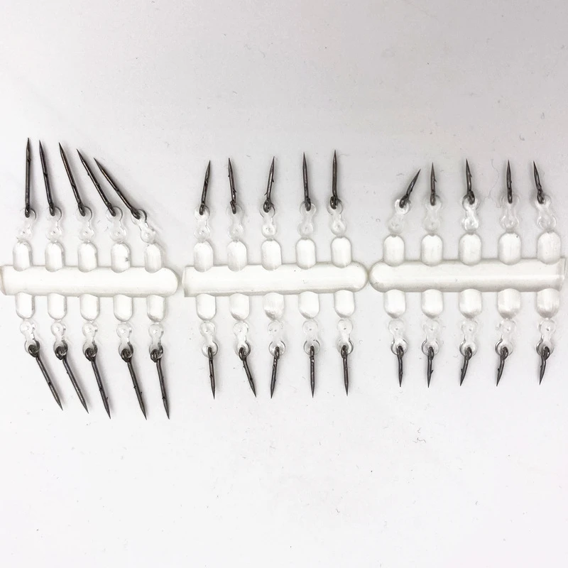 10 قطعة الطعم المعدني سبايك الكارب الصيد اكسسوارات الطعم ستينغ Boilies دبوس مع واضح المطاط الذرة روني الشعر تلاعب الكارب المغذية معالجة