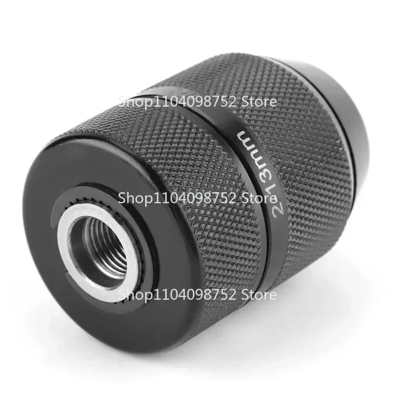 Chuck Bor Tanpa Kunci Baja Kecepatan Tinggi 13Mm 1/2 Dudukan Chuck Bor Logam Elektrik Pengunci Otomatis untuk Bor Impact