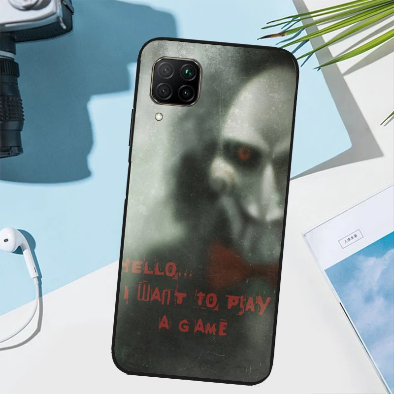 Jigsaw Saw Horror Case For Huawei Nova 10 9 SE 3i 7i 8i 11i 5T Y60 Y70 Y90 P20 P40 P30 Lite P60 Pro P Smart Z