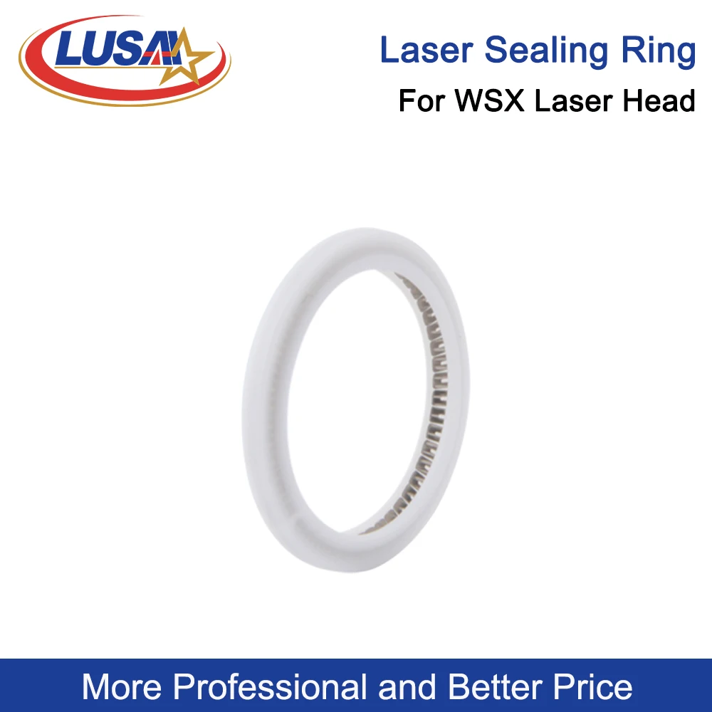 Lusai Wsx Laser Afdichtingsring Voor 37*7Mm & 30*5Mm Beschermende Ramen 37.5 × 29 × 3.7Mm Voor Wsx Fiber Laserkop Kc13 Kc15 Nc30 Sw20