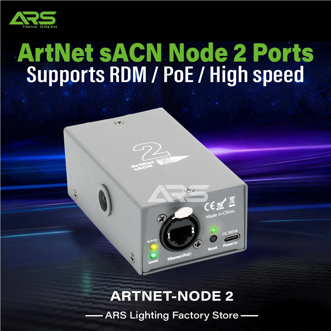 

Art-Net sACN Node DMX lighting Controller 1024 channels Art-Net to DMX Converter for stage disco club bar DJ wedding party